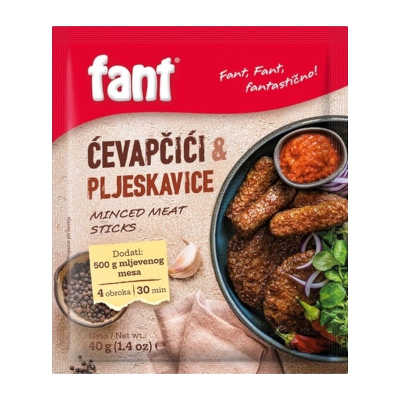 Podravka Fant Kryddmix Cevapcici & Plleskavice 40g