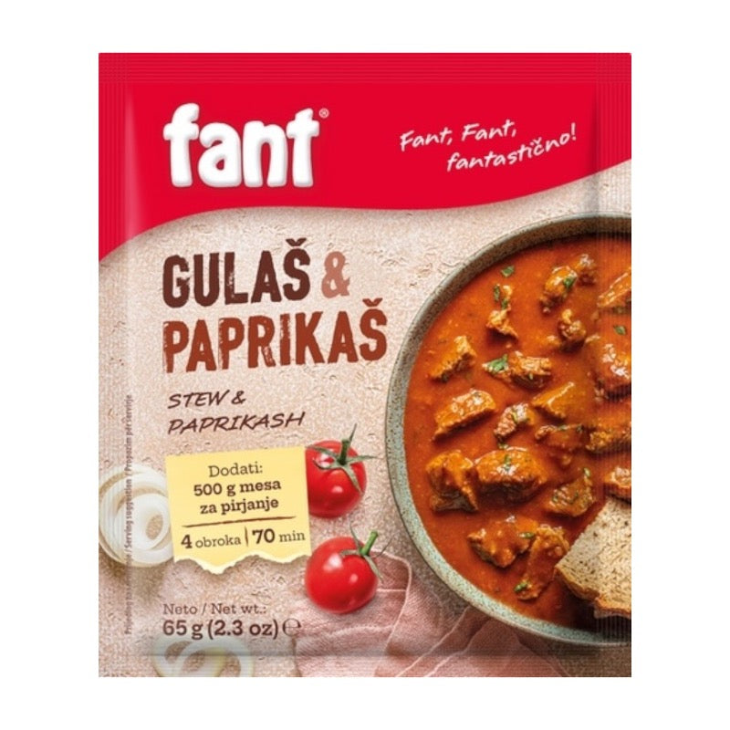 Podravka Fant Kryddmix Gulasch & Paprikas 65g