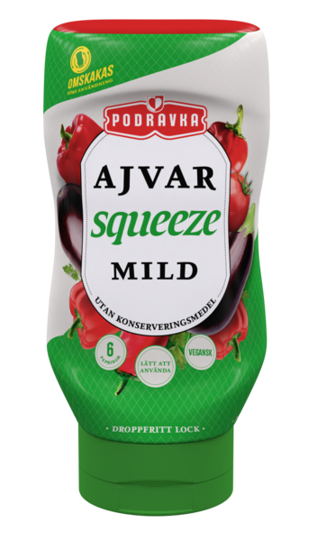 Podravka Ajvar Squeeze Mild 310g
