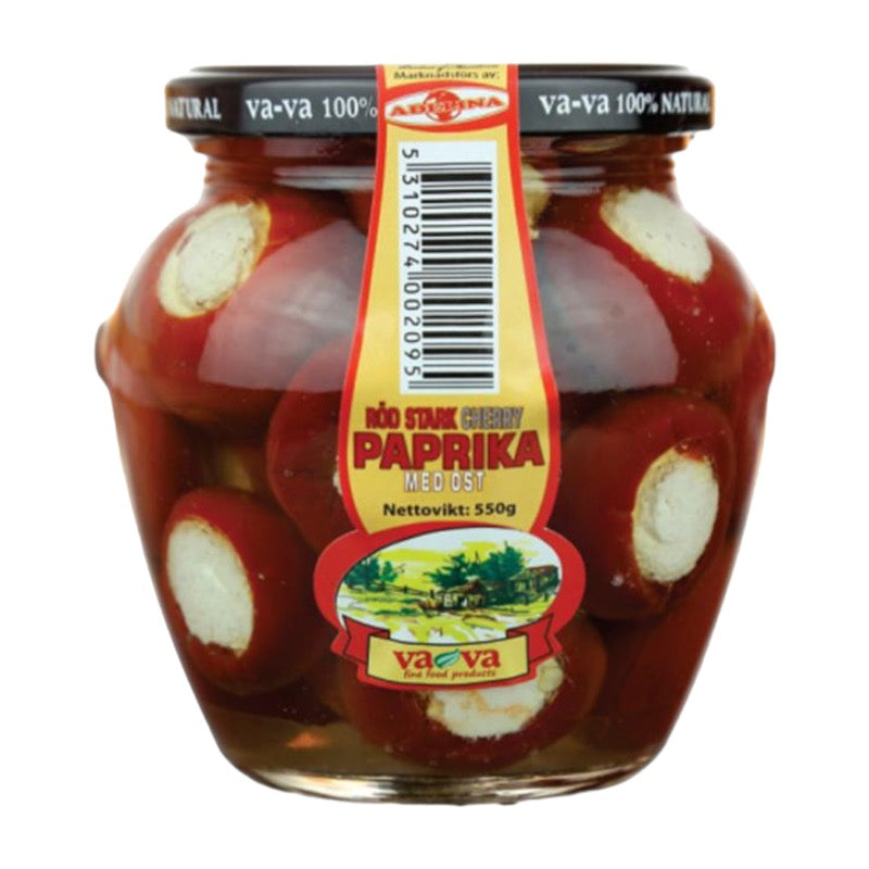 Vava Röd Paprika Med Ost 550g
