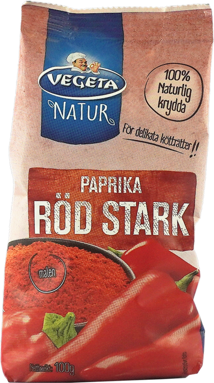 Vegeta Paprika Röd Stark 100g