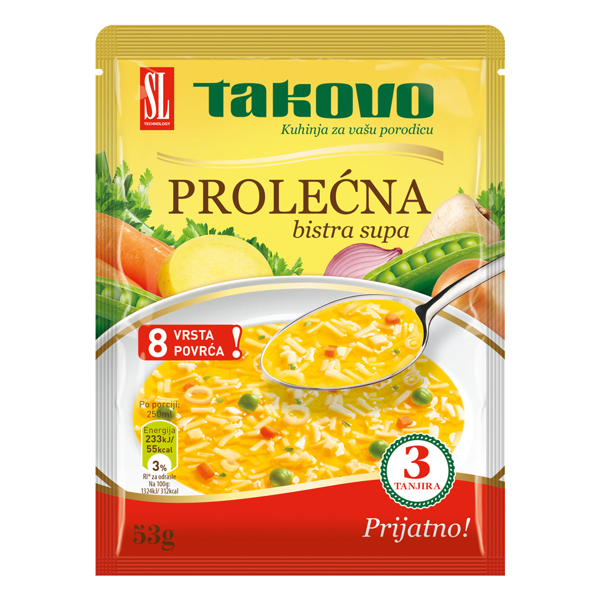 Takovo Vårsoppa med pasta 53g