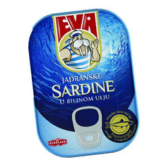 Eva Sardiner i vegetabilisk olja  100g
